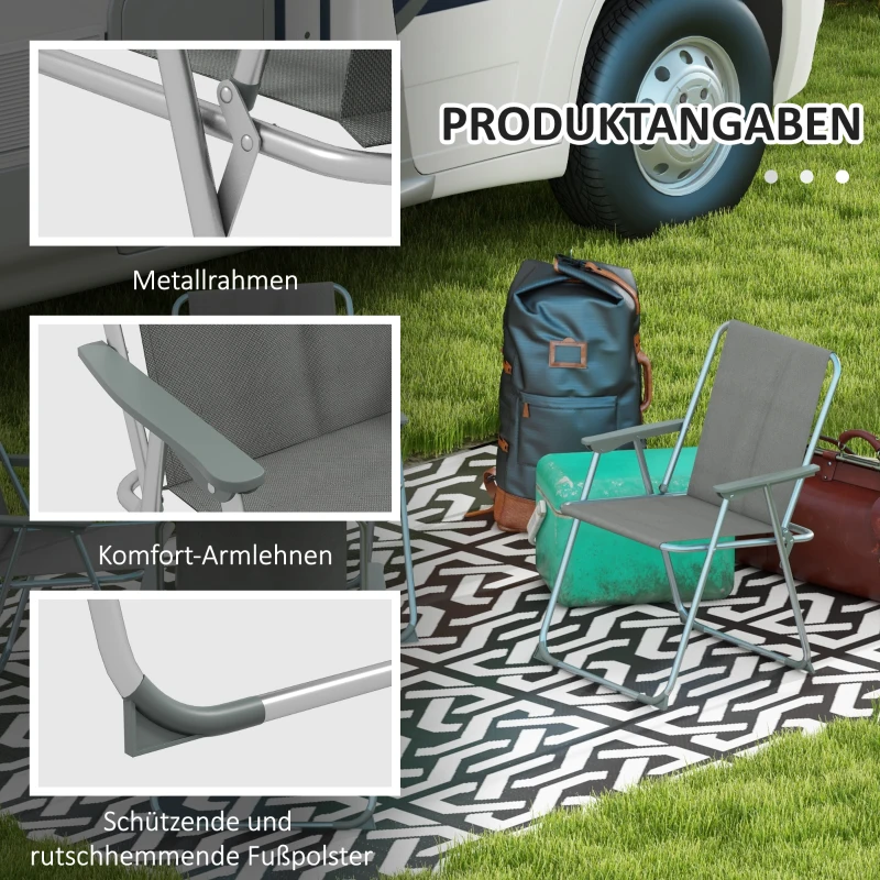 nBJ04919493339ed7.jpg Сгъваеми 4 градински стола Outsunny, 53 см x 54 см x 76 см - Image 6