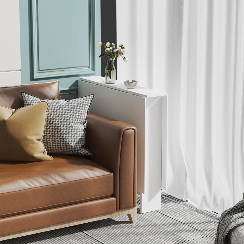 NqVfc91977c6963c4.jpg Разтегателна трапезна маса HOMCOM, 120см x 80см x 73см - Image 10