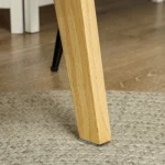 Модерно кресло HOMCOM с текстилна тапицерия, до 120 кг - Image 5