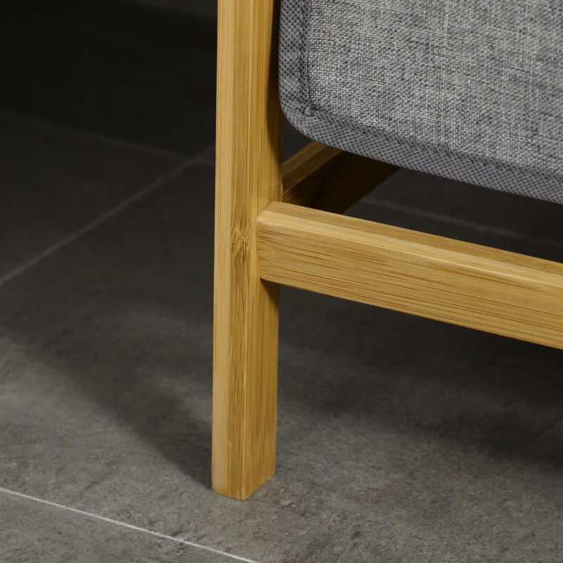 P0q88f19494ea65e5.jpg Кош за пране HOMCOM, Кош за пране, 2 торби за пране - Image 7