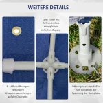 Градинска шатра Outsunny, с мрежа против комари, 3 x 3 м - Image 5