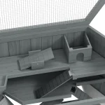 Клетка за хамстери PawHut, 3 нива, подвижна тава - Image 9