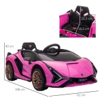 Детска електрическа кола HOMCOM, Lamborghini, 3-5 км/ч - Image 17