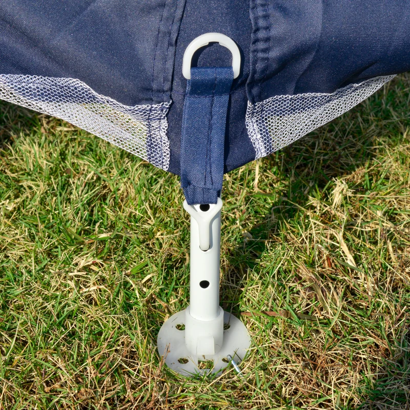 uuf45e194953e17dd.jpg Градинска шатра Outsunny, с мрежа против комари, 3 x 3 м - Image 8