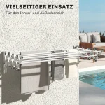 HOMCOM Сушилник за дрехи, алуминиев, регулируем - Image 8