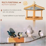 Къщичка за птици PawHut със стойка, 40 x 40 x 113 см - Image 7