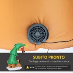 Надуваема коледна елха HOMCOM с 11 LED светлини, 223 см - Image 7