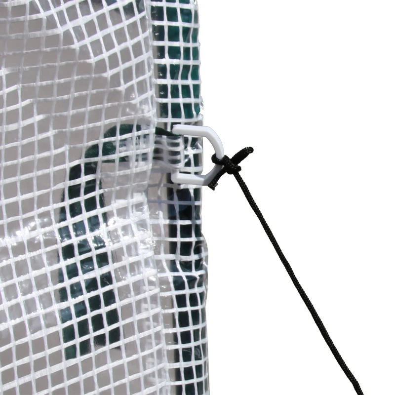 Wjrfc919540af1e97.jpg Оранжерия Outsunny с 4 рафта, студена рамка с врати с цип - Image 10